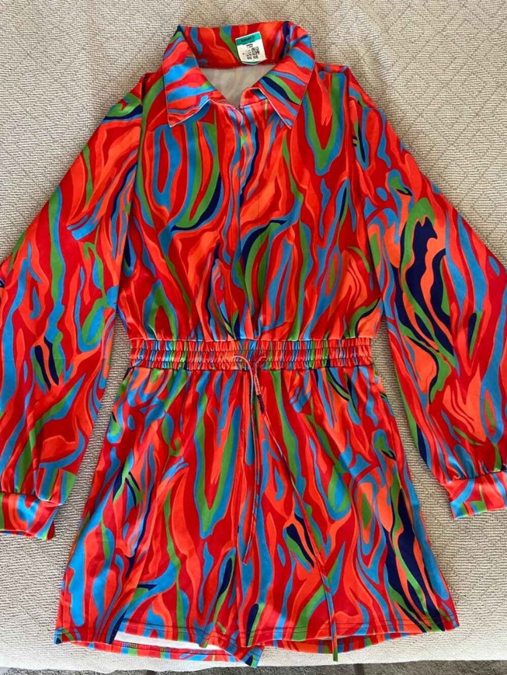 Colorfull Long Sleeve Romper